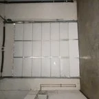 After - Commercial Garage Door Cable Replacement and Door Sweep Installation