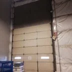 After - Commercial Garage Door Cable Repair & Operator Realignment