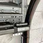 After - Commercial Garage Door Roller Replacement & Maintenance