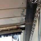 After - Commercial Garage Door Off Track Repair & Realignment