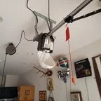 After - Garage Door Light Hinge Repair and Full System Maintenance