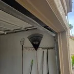 Before - Garage Door Off-Track Repair & Opener Replacement