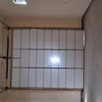 After - Multiple CHI Raised Panel Garage Door Installation for Global Preservation Construction