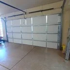 After - Custom Wood Garage Door Replacement – 18x8