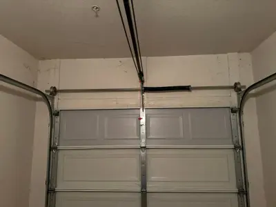 Before — Garage Door Top Panel & Spring Replacement