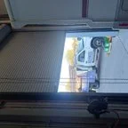 After - RV Center Garage Door Take-Up Reel Installation