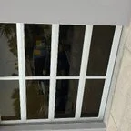 After - Commercial Window Replacement for Garage Door