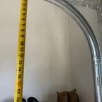 After - 16x7 Garage Door Replacement with Glass Top Panel