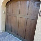 After - Wooden Garage Door Broken Spring Repair