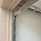 Before - Garage Door Off-Track Repair & Opener Replacement