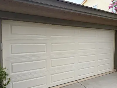 CHI Raised Panel Garage Door Replacement with Wireless Keyless Entry
