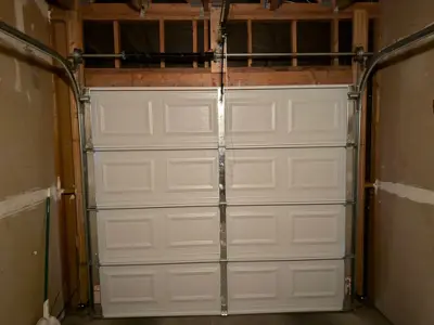 8x7 CHI Sectional Garage Door Installation with Trim