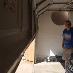 After - Garage Door Collision Damage Repair & Inspection