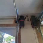 After - Double Car Garage Door Off Track Repair & Bottom Section Replacement