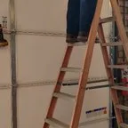 After - Commercial Overhead Sectional Door Replacement for Auto Service Facility