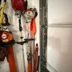 After - 18x7 Garage Door Panel Replacement with Steel Flush Door