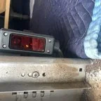 After - Garage Door Photo Eye Alignment and Seal Repair