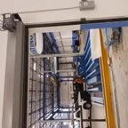 After - Commercial Fire Door Installation with Motor Operation Business Facility