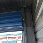 After - Commercial Storage Door Replacement – Two 96x85 Janus 650 Rolling Steel Doors