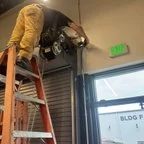 After - Multi-Building Garage Door Operator and Remote Installation for Rock Point Church