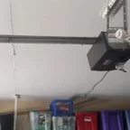 After - Bent Torsion Tube Repair & Garage Door Opening