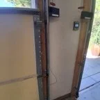 After - Double Car Garage Door Off Track Repair & Bottom Section Replacement