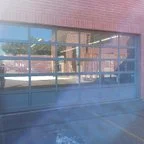 After - Commercial Garage Door Repair for Service Drive Door Bracket Failure