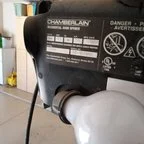 Before - Track Metal Piece Repair and Garage Door Maintenance