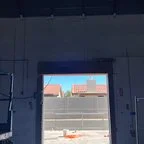 Before - Commercial Sectional Garage Door Installation - Aldi