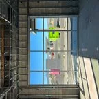 Before - Full-View Glass Commercial Overhead Door Installation for Restaurant