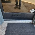 Before - Commercial Garage & Entry Door Replacement