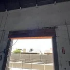 Before - Commercial Sectional Garage Door Installation - Aldi