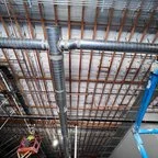 Before - Commercial Sectional Garage Door Installation - Aldi