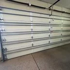 Before - Custom Wood Garage Door Replacement – 18x8