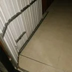 Before - Commercial Garage Door General Service and Hinge Replacement