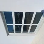 Before - Commercial Window Replacement for Garage Door