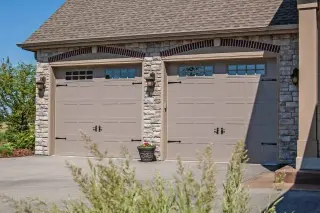 Stamped Carriage House — Timeless Collection garage door