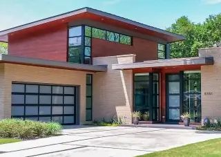 Full-View Aluminum garage door