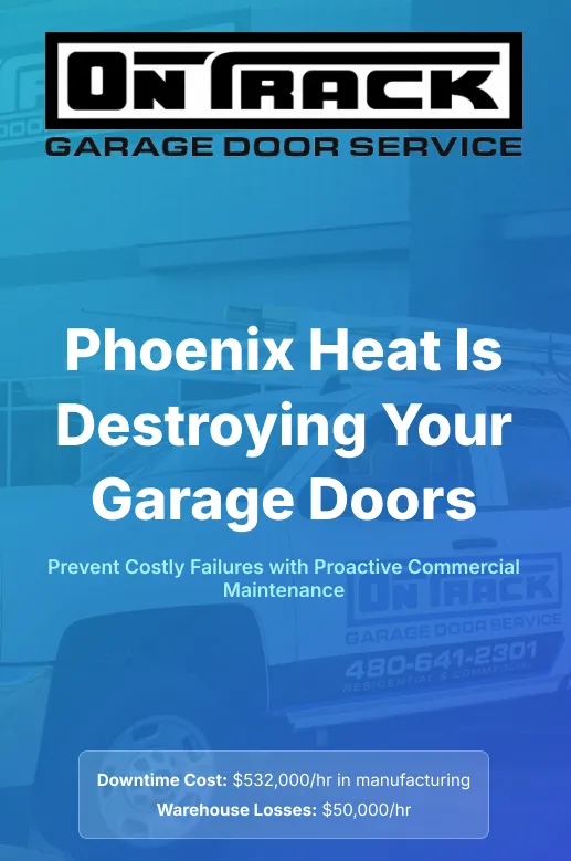 On Track Garage Door Service Brochure